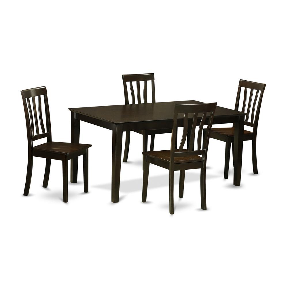 5  Pc  Dining  room  set  for  4-  Dining  Table  and  4  Wood  Dining  Chairs. Picture 2