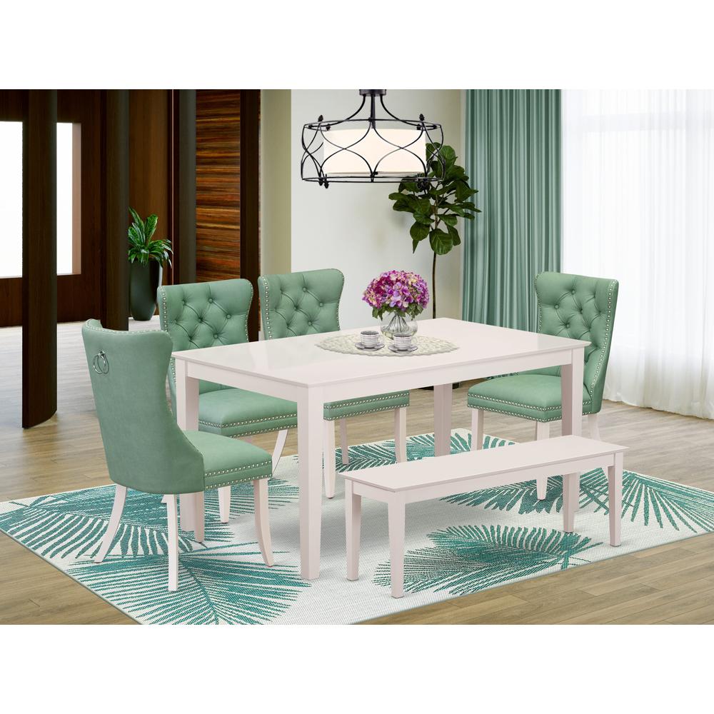 6 Piece Dining Room Set Contains a Rectangle Dining Table. Picture 7