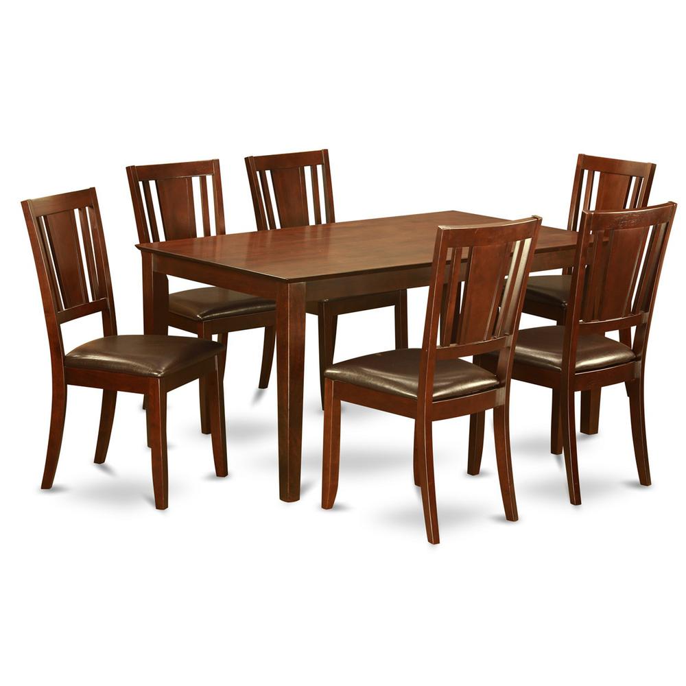 7  PC  Dining  room  set  for  6-Table  and  6  Dining  Chairs. Picture 2