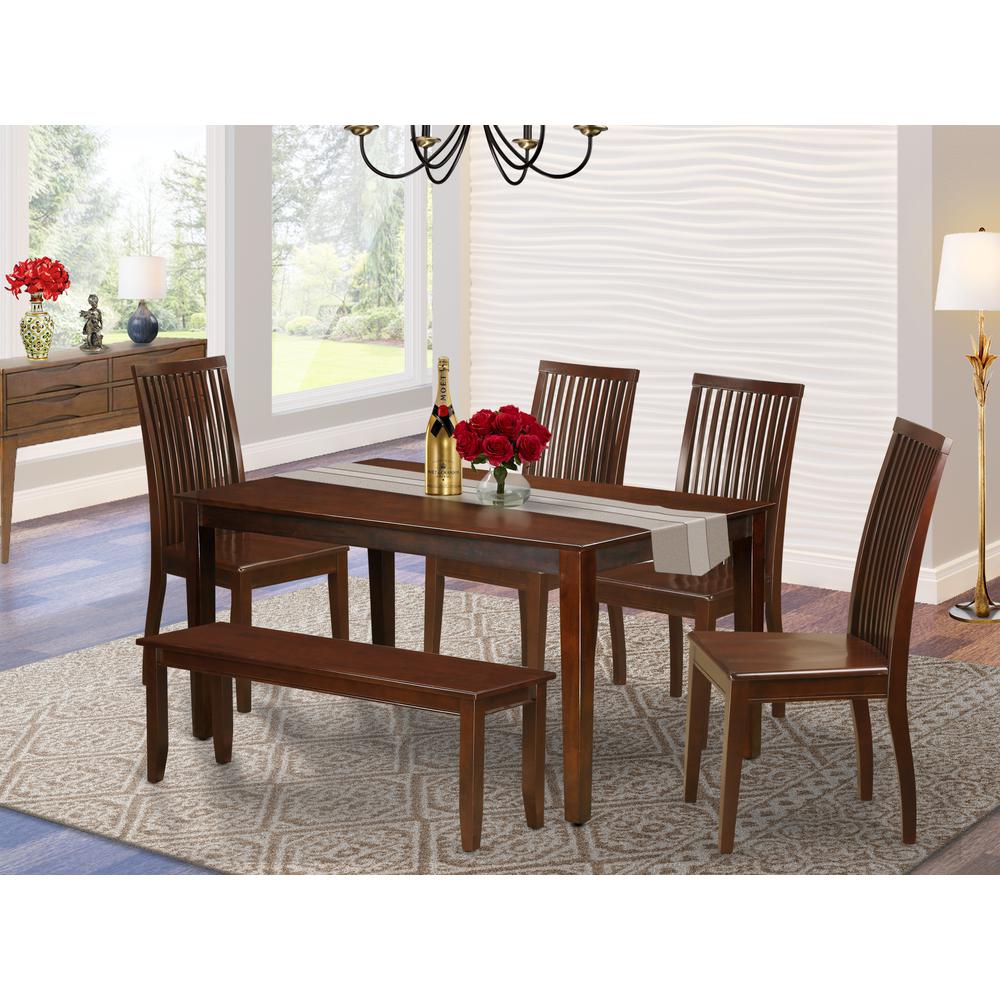 Dining Room Set Mahogany, CAIP6-MAH-W. Picture 2