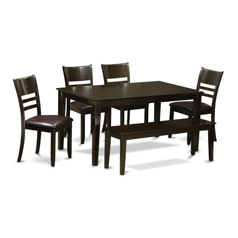 6  PC  Dining  set  with  bench-  Table  and  4  Dining  Chairs  and  Bench. Picture 2