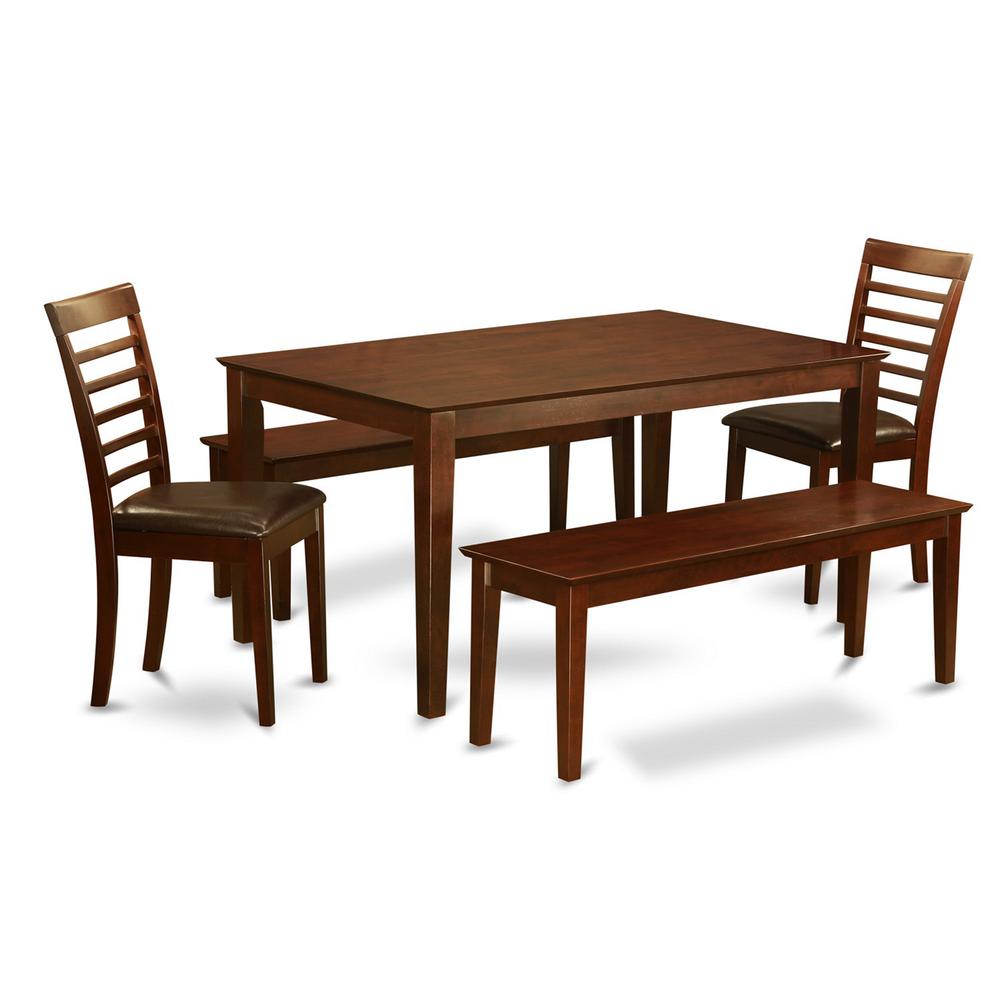 5  PC  Dining  room  set-Dining  Table  and  2  Chairs  and  2  Benches. Picture 2