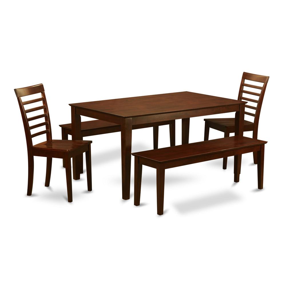 5  PC  Dining  room  set-Kitchen  Table  and  2  Chairs  and  2  Benches. Picture 2