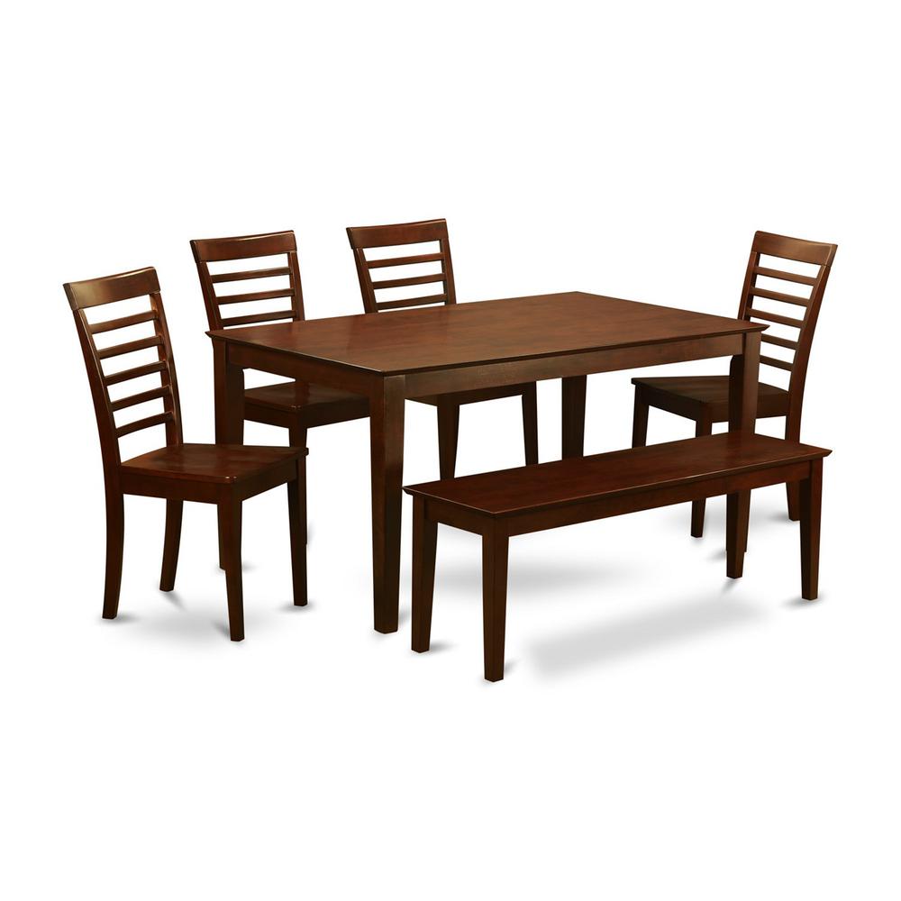 6  Pc  Dining  Table  with  bench-Kitchen  Table  and  4  Chairs  for  Dining  room  and  the  Bench. Picture 2