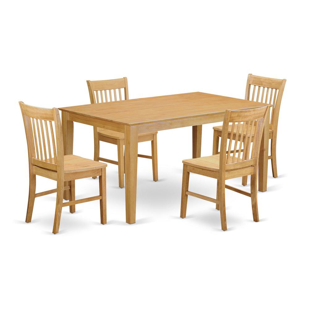 5  Pc  Dining  room  for  4  set--  Dining  Table  and  4  Chairs. Picture 2
