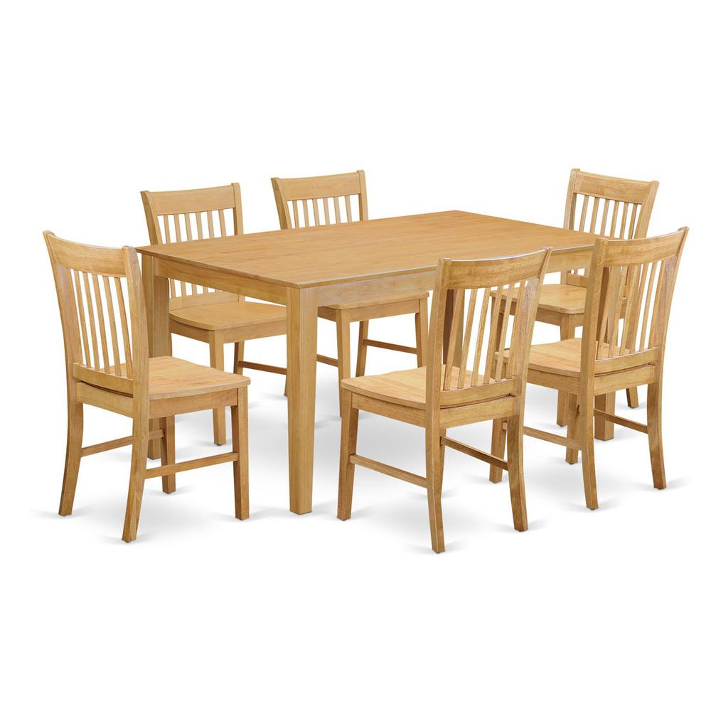 7  Pc  Dining  room  set-Dinette  Table  and  6  Dining  Chairs. Picture 2