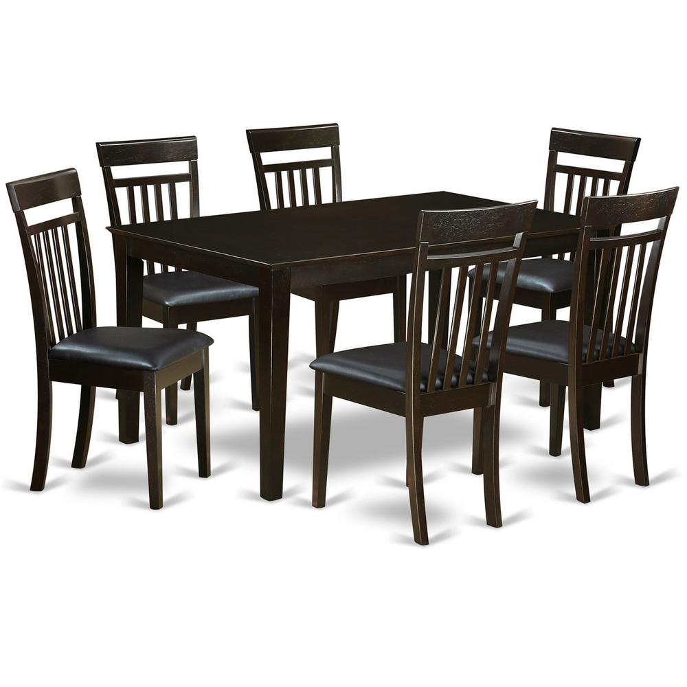 7  Pc  Dining  room  Dining  Table  and  6  Dining  Chairs. Picture 2
