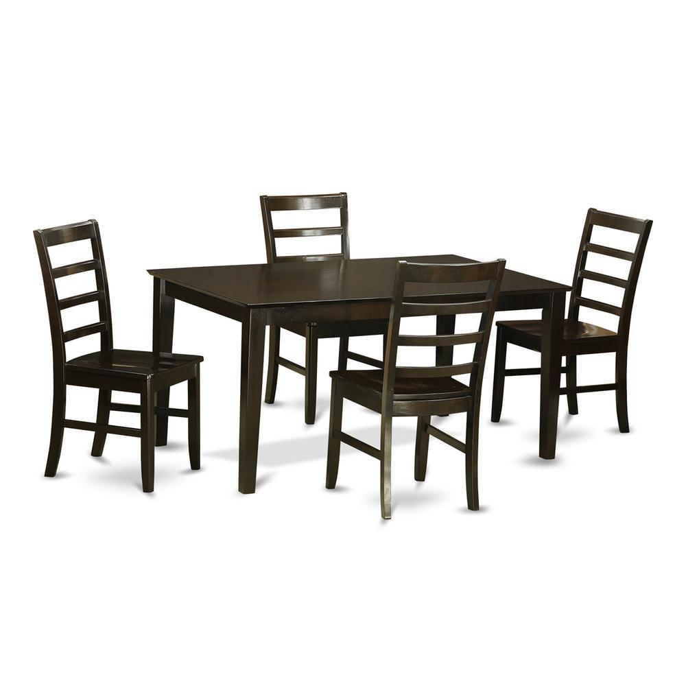 5  PC  Dining  room  set-Glass  Top  Dining  Table  and  4  Dining  Chairs. Picture 2