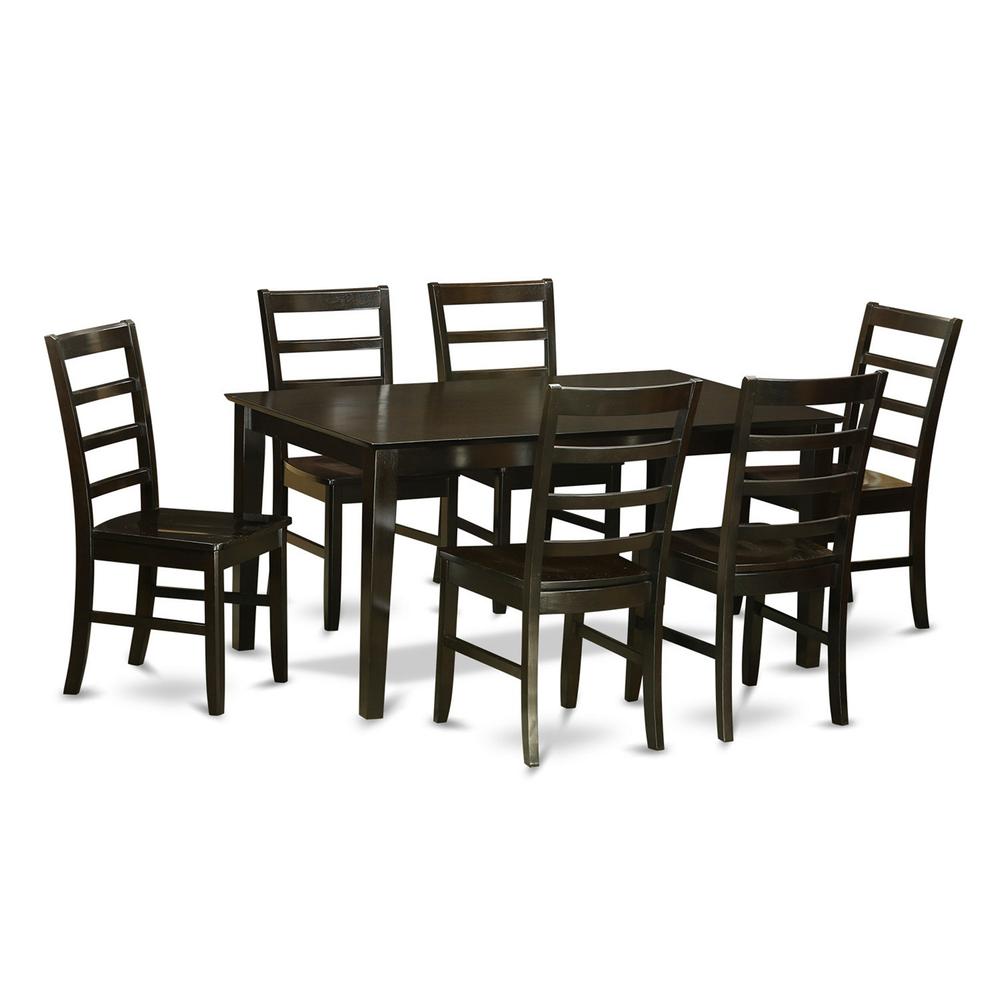 7  PC  formal  Dining  room  set-Table  and  6  matching  Dining  Chairs. Picture 2