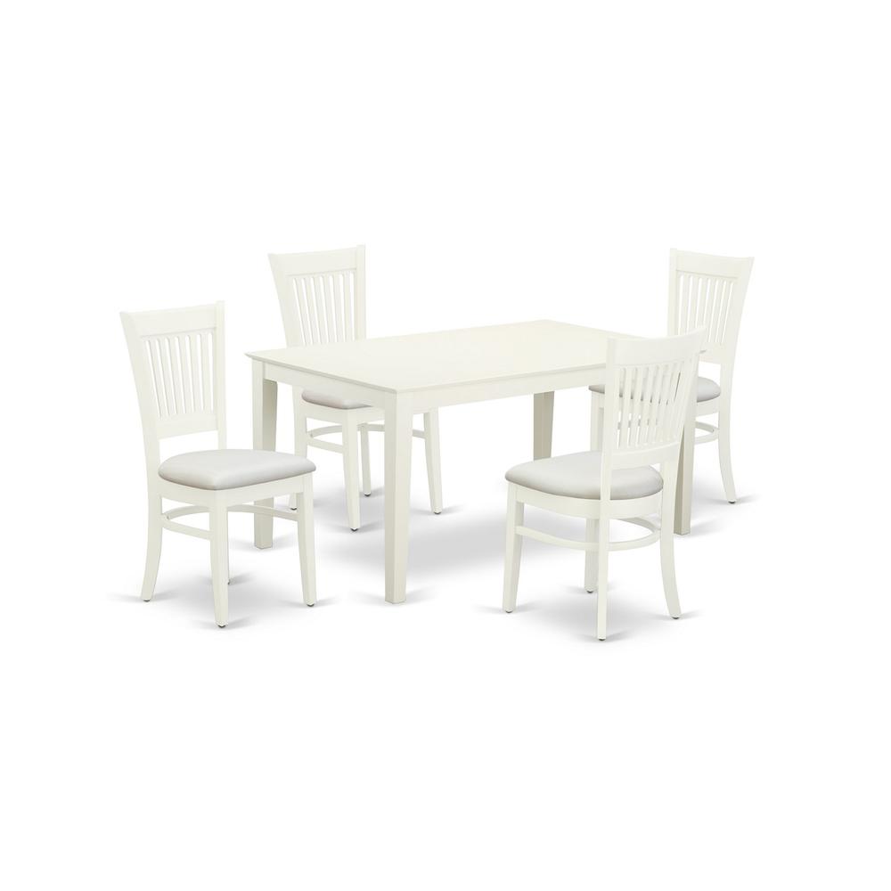 Dining Table- Dining Chairs, CAVA5-LWH-C. Picture 2
