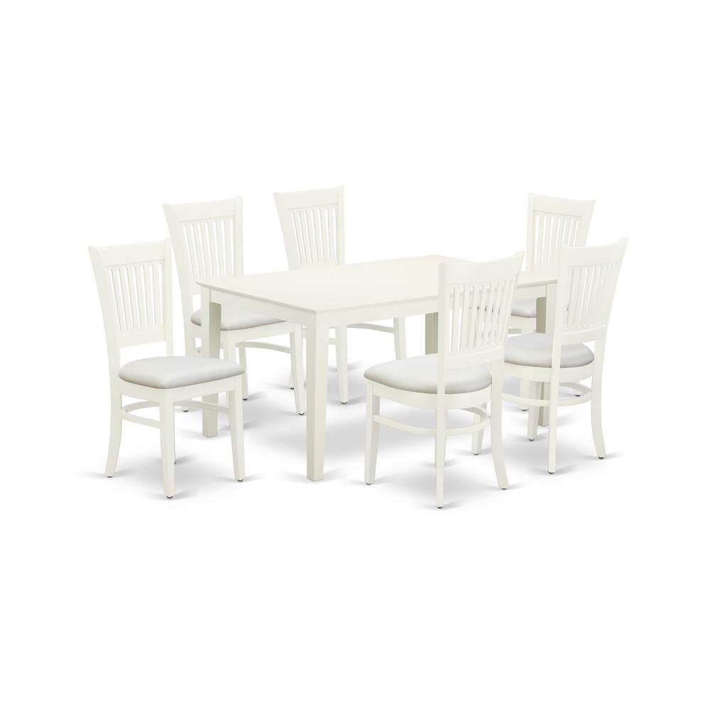 Dining Table- Dining Chairs, CAVA7-LWH-C. Picture 2