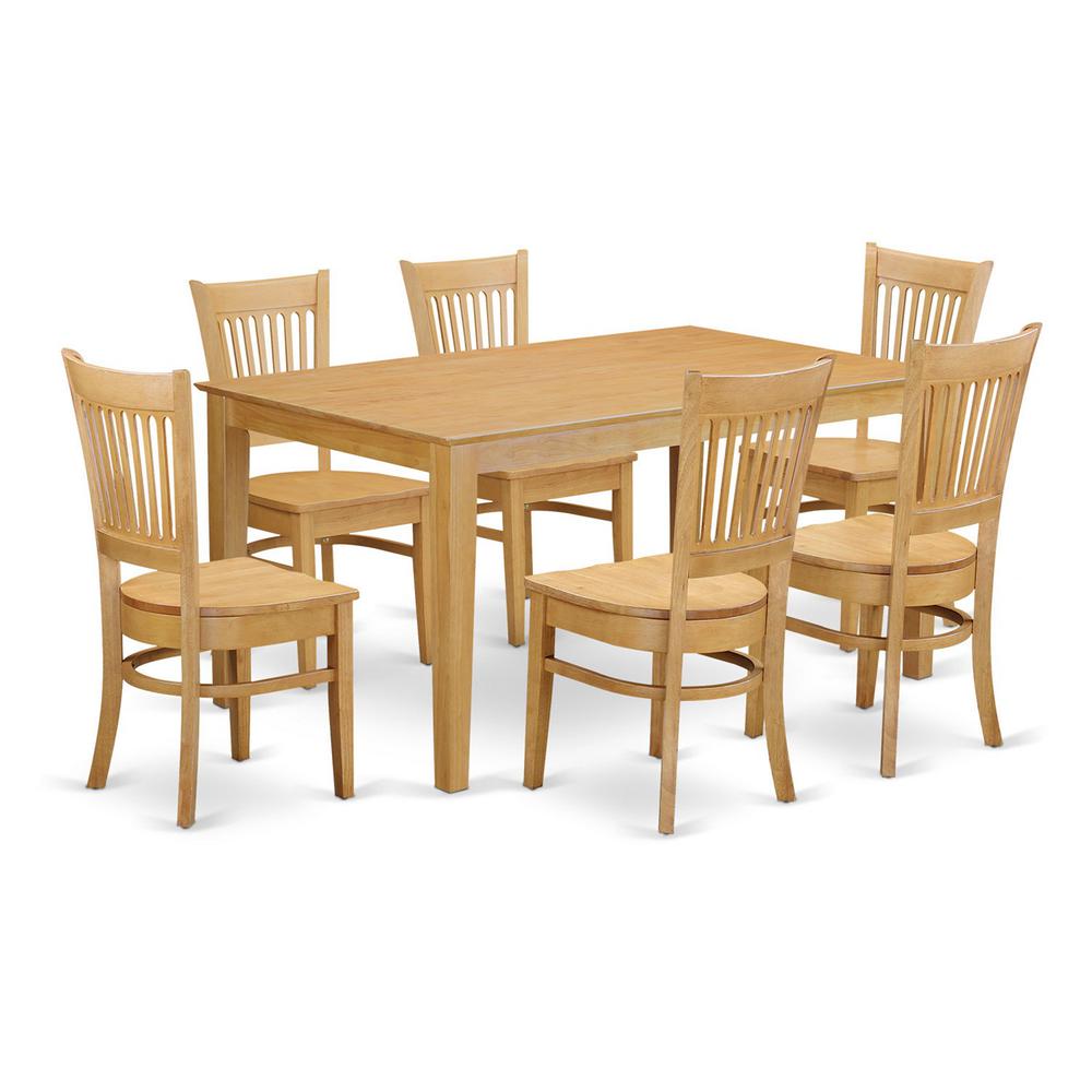 7  Pc  Dining  room  set  -  Dining  Table  and  6  Dining  Chairs. Picture 2