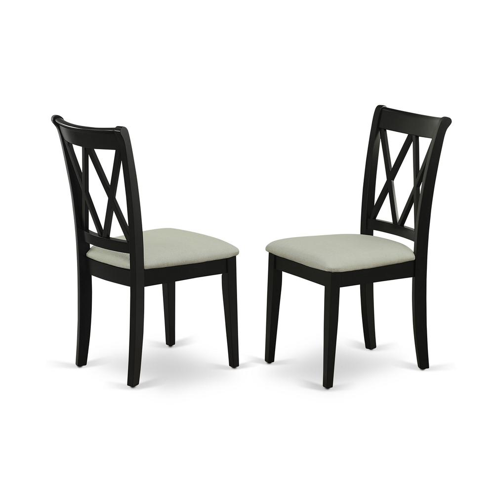 Dining Table- Dining Chairs, NOCL5-BLK-C. Picture 4