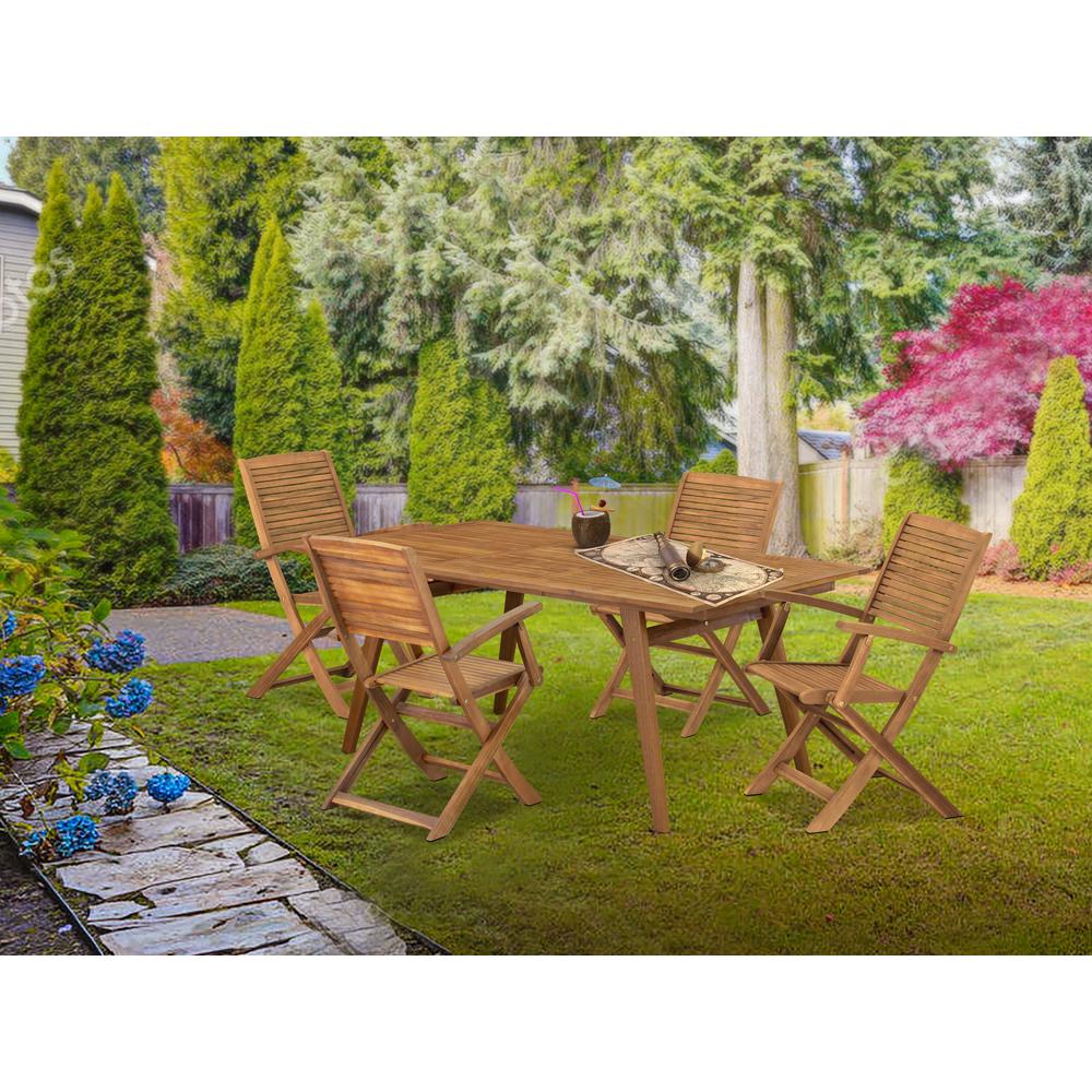 5 Piece Patio Garden Table Set. Picture 7