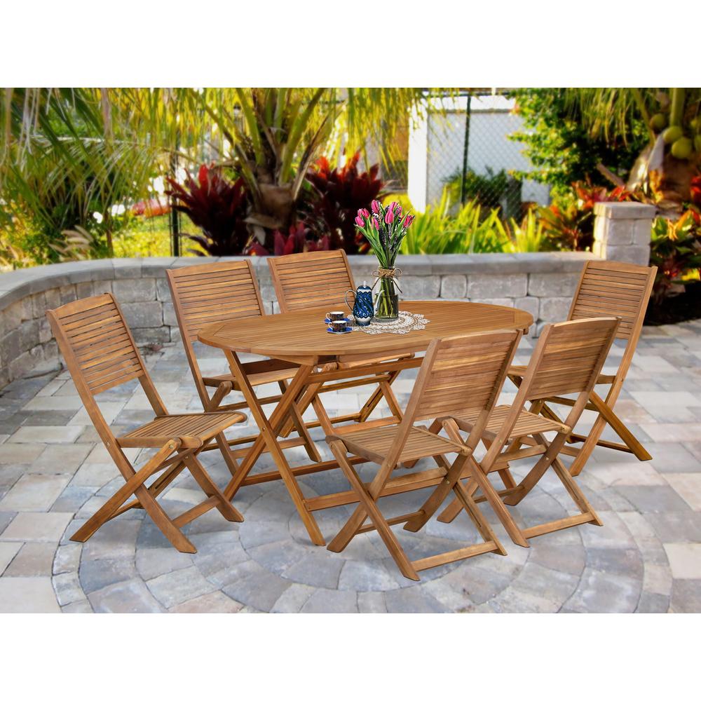 7 Piece Patio Dining Set. Picture 7