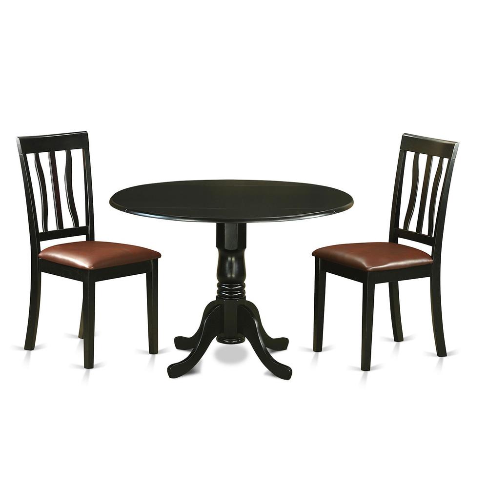 3  Pc  Dining  room  set  for  2-Dining  Table  and  2  Dining  Chairs. Picture 2