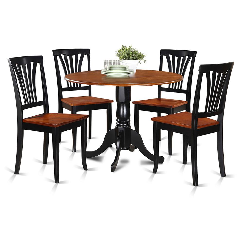 5  PC  small  Kitchen  Table  and  Chairs  set-Kitchen  Table  and  4  Kitchen  Chairs. Picture 2