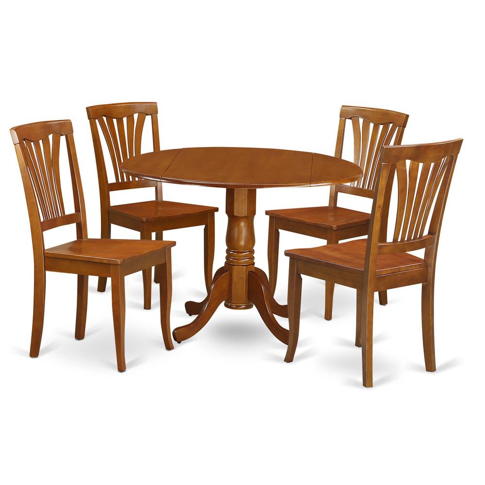 5  Pc  Kitchen  nook  Dining  set-breakfast  nook  Table  and  4  Dining  Chairs. Picture 2