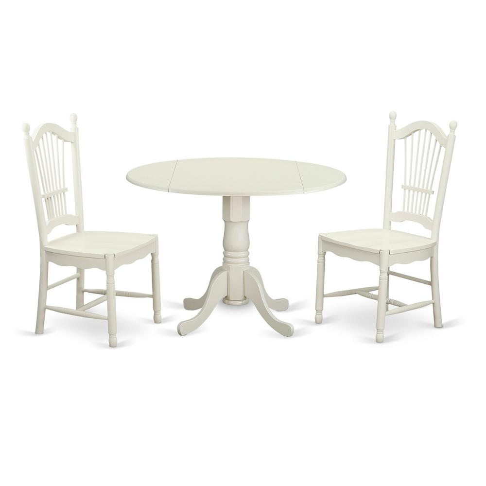 3  PcKitchen  dinette  set  for  2-Dinette  Table  and  2  Dining  Chairs. Picture 2