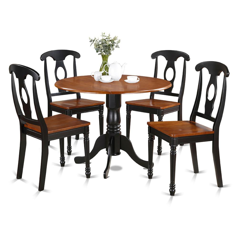 5  PC  small  Kitchen  Table  set-Table  and  4  dinette  Chairs. Picture 2