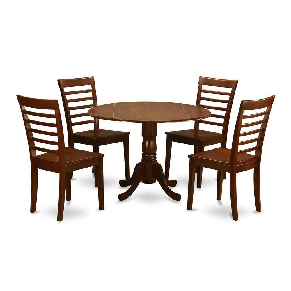 5  Pc  small  Kitchen  Table  and  Chairs  set-Kitchen  Table  and  4  dinette  Chairs. Picture 2