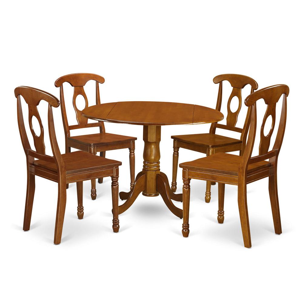5  PC  Kitchen  nook  Dining  set-breakfast  nook  and  4  dinette  Chairs. Picture 2