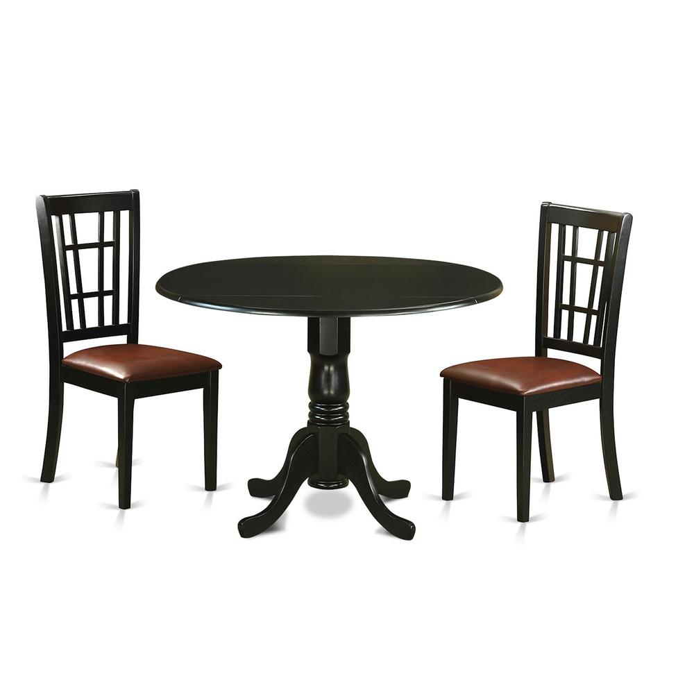 3  Pc  Dining  room  set  -Dining  Table  and  2  Dining  Chairs. Picture 1