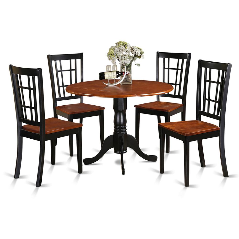 5  Pc  Kitchen  nook  Dining  set-Kitchen  Table  and  Kitchen4  Chairs. Picture 2