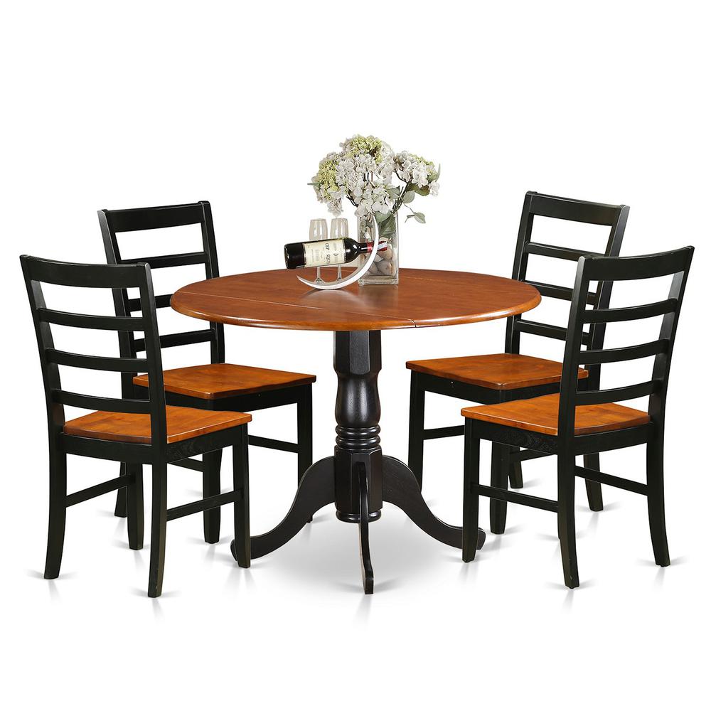 5  PC  Kitchen  Table  set-Dining  Table  and  4  Wooden  Kitchen  Chairs. Picture 2