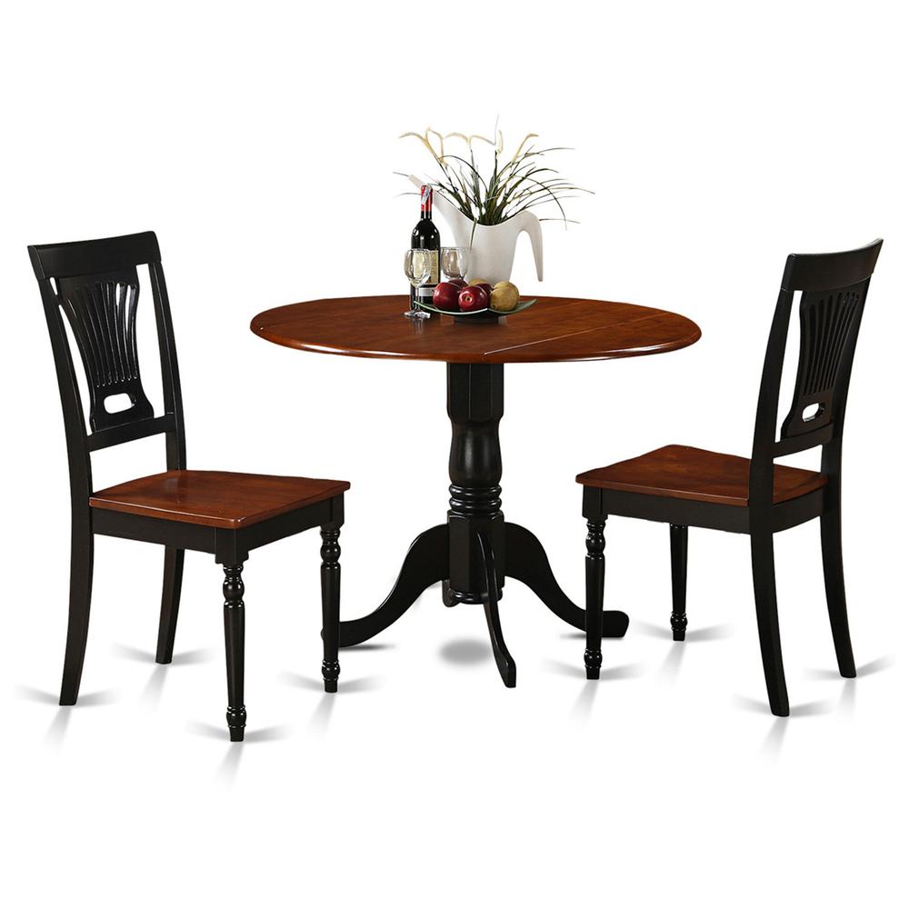 3  Pc  small  Kitchen  Table  and  Chairs  set-round  Table  and  2  dinette  Chairs.. Picture 2