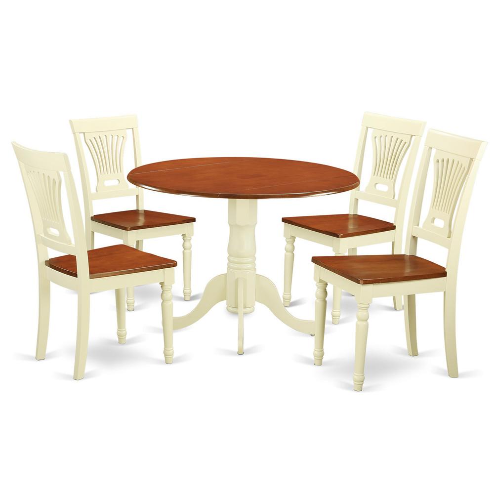 5  PC  small  Dining  set-Dining  Table  and  4  Dining  Chairs. Picture 2
