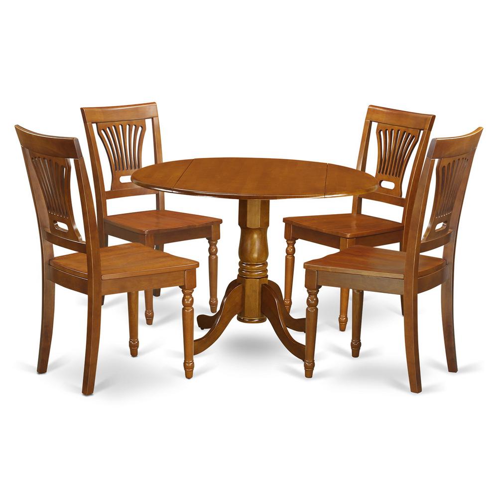 5  Pc  Kitchen  nook  Dining  set-small  Kitchen  Table  and  4  Dining  Chairs. Picture 2