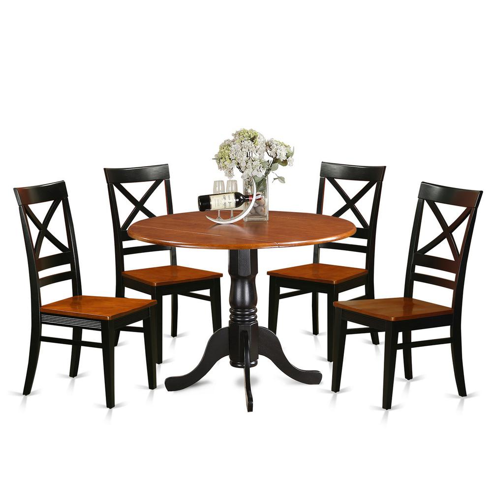 5  PC  Kitchen  Table  set-Dining  Table  and  4  Wooden  Kitchen  Chairs. Picture 2