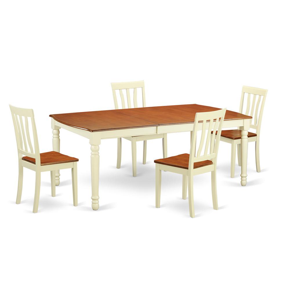 5  PC  Table  and  chair  set  -Dining  Table  and  4  Dining  Chairs. Picture 1