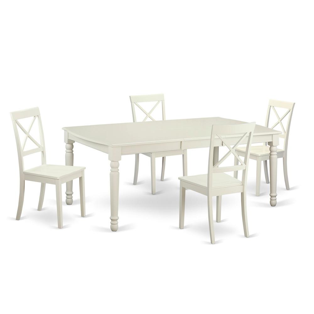 5  Pc  dinette  set  -Kitchen  Table  and  4  Dining  Chairs. Picture 2