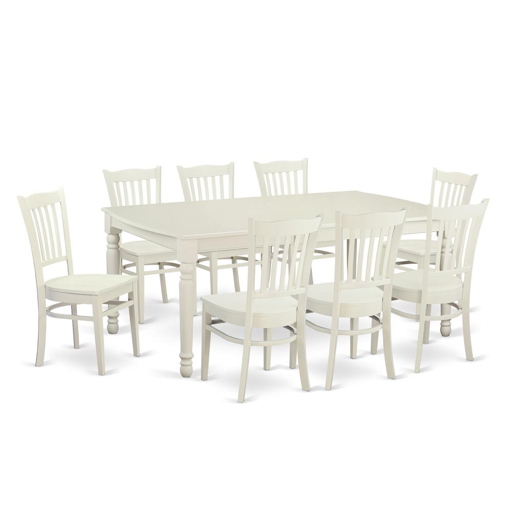 9  PC  Kitchen  nook  Dining  set  for  8-  Dining  Table  and  8  Dining  Chairs. Picture 2