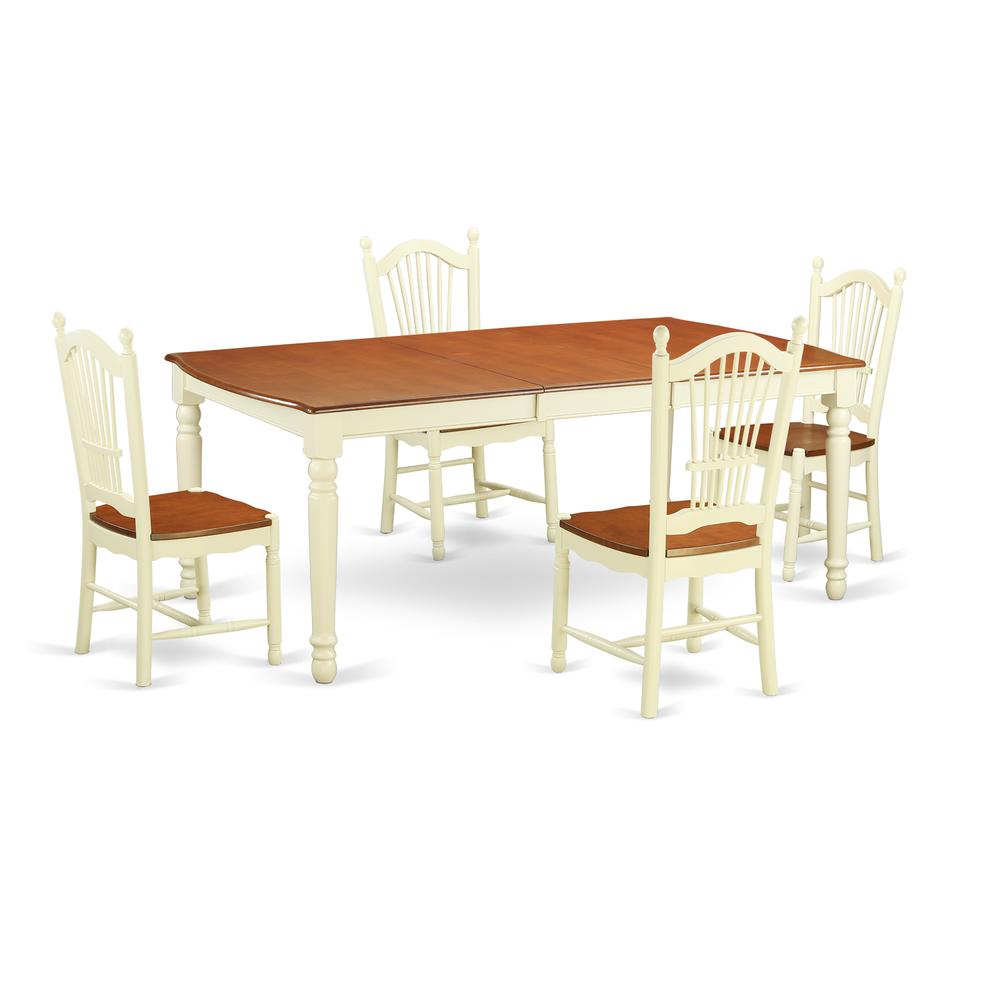 5  Pc  Dinette  set  for  4-Dining  Table  and  4  Kitchen  Dining  Chairs. Picture 2