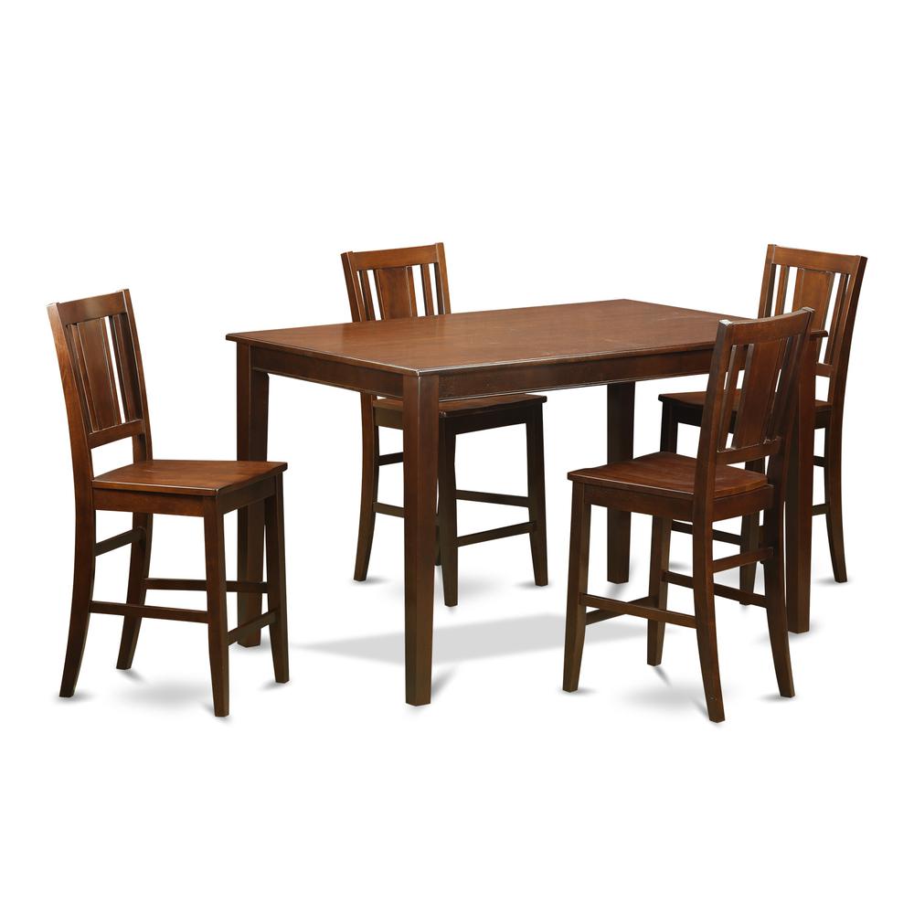 5  Pc  Counter  height  Table  set-  pub  Table  and  4  counter  height  chair.. Picture 1