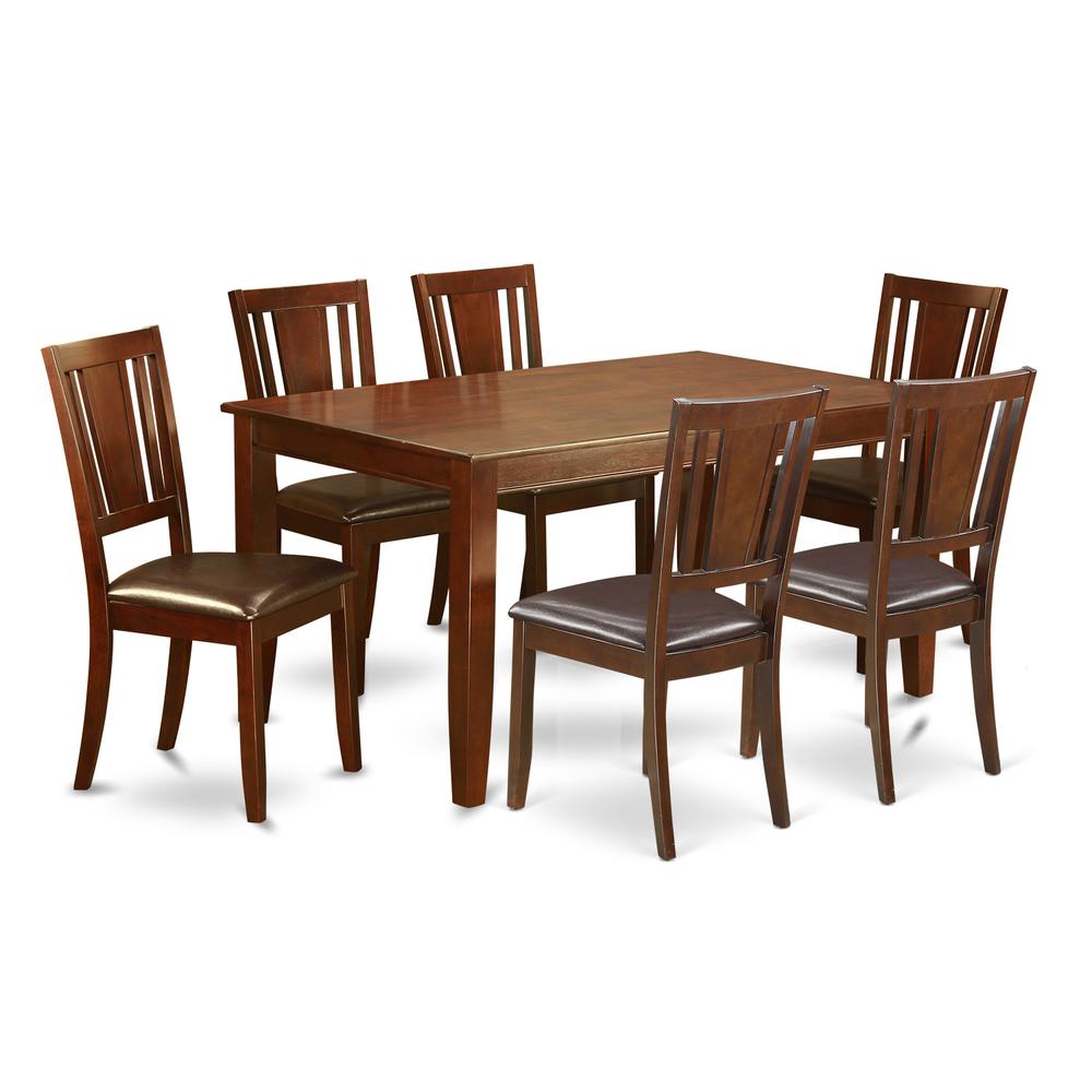 7  PC  formal  Dining  room  set-Table  and  6  Dining  Chairs. Picture 2