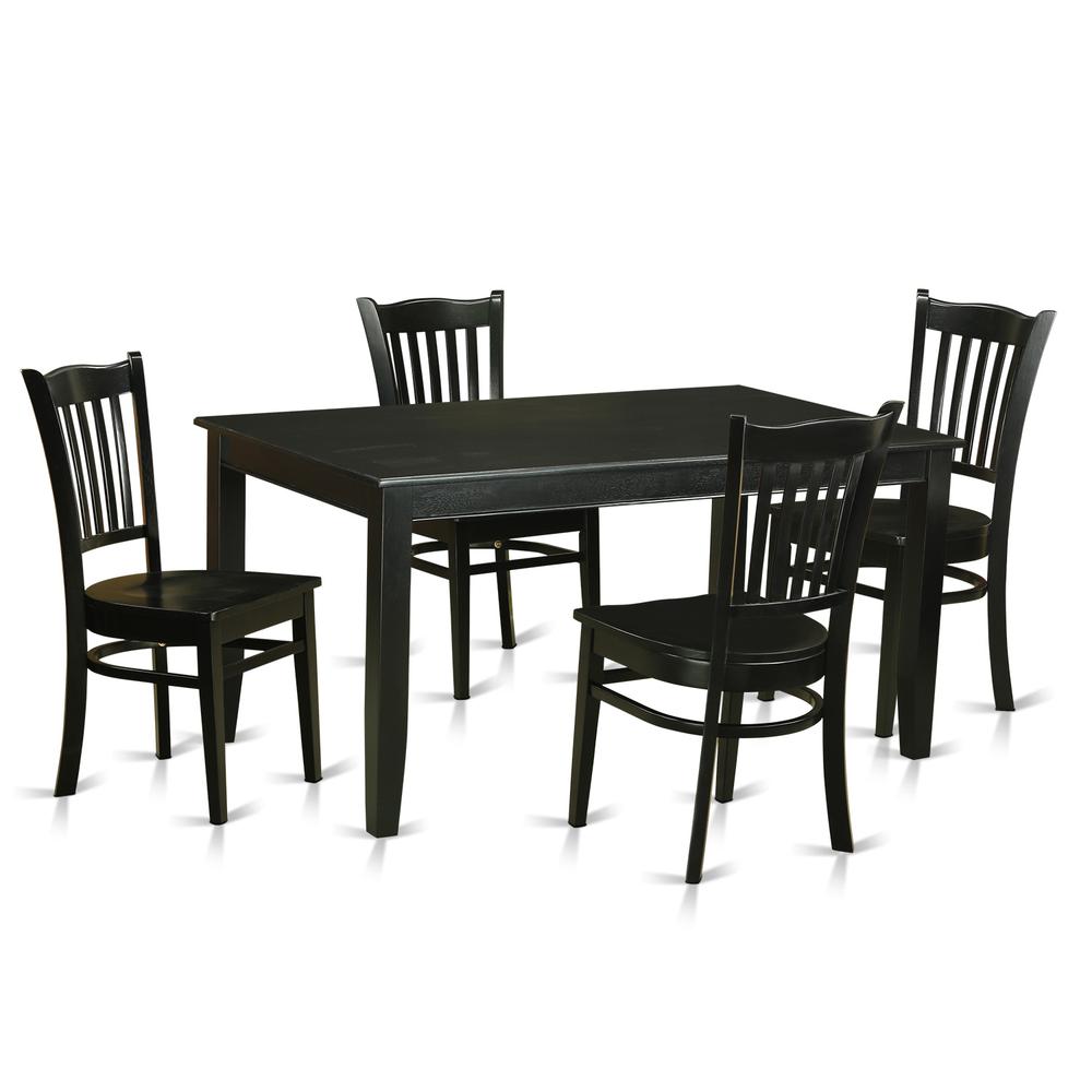 5  Pc  Dining  room  set  -  Dinette  Table  and  4  Kitchen  Dining  Chairs. Picture 2