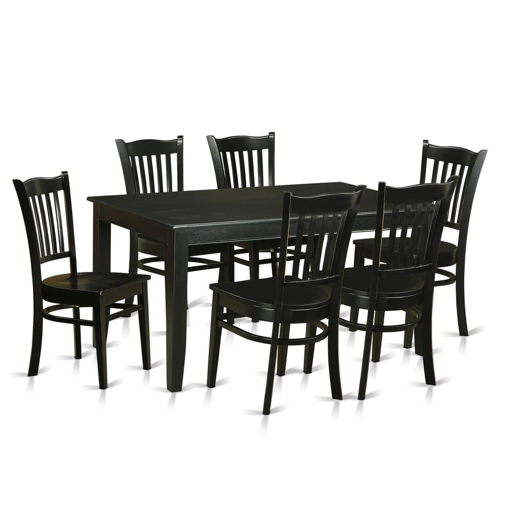 7  PC  Dining  room  sets  -Kitchen  dinette  Table  and  6  Kitchen  Chairs. Picture 2