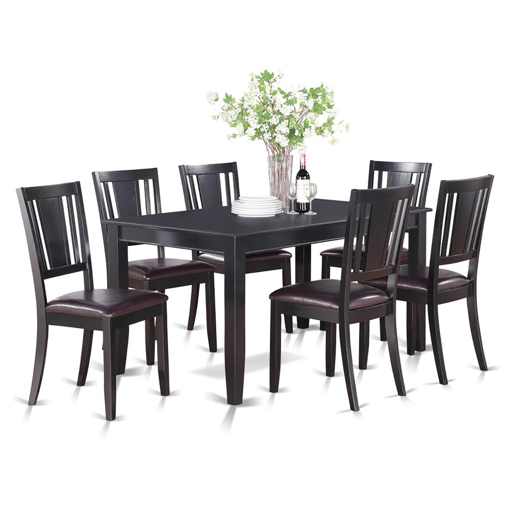 7  PC  Kitchenroom  set-Dining  Table  and  6  Kitchen  Chairs. Picture 2