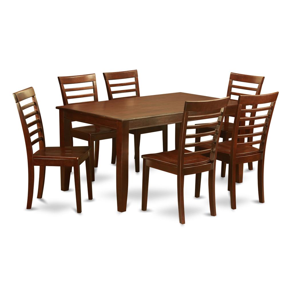 7  PC  Dining  set-Dining  Table  with  6  Dining  Chairs. Picture 2