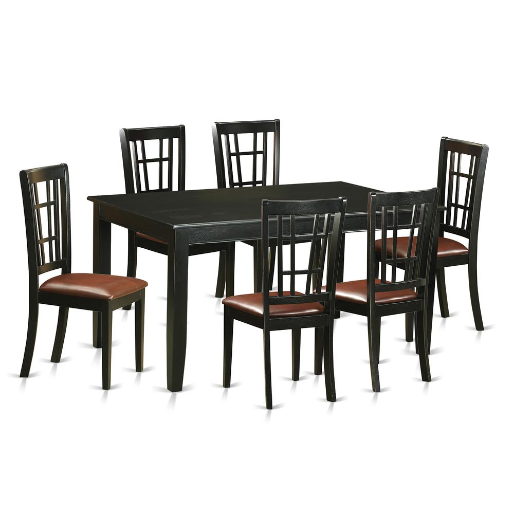 7  PC  dinette  Table  set  for  6-Kitchen  Table  and  6  Dining  Chairs. Picture 2