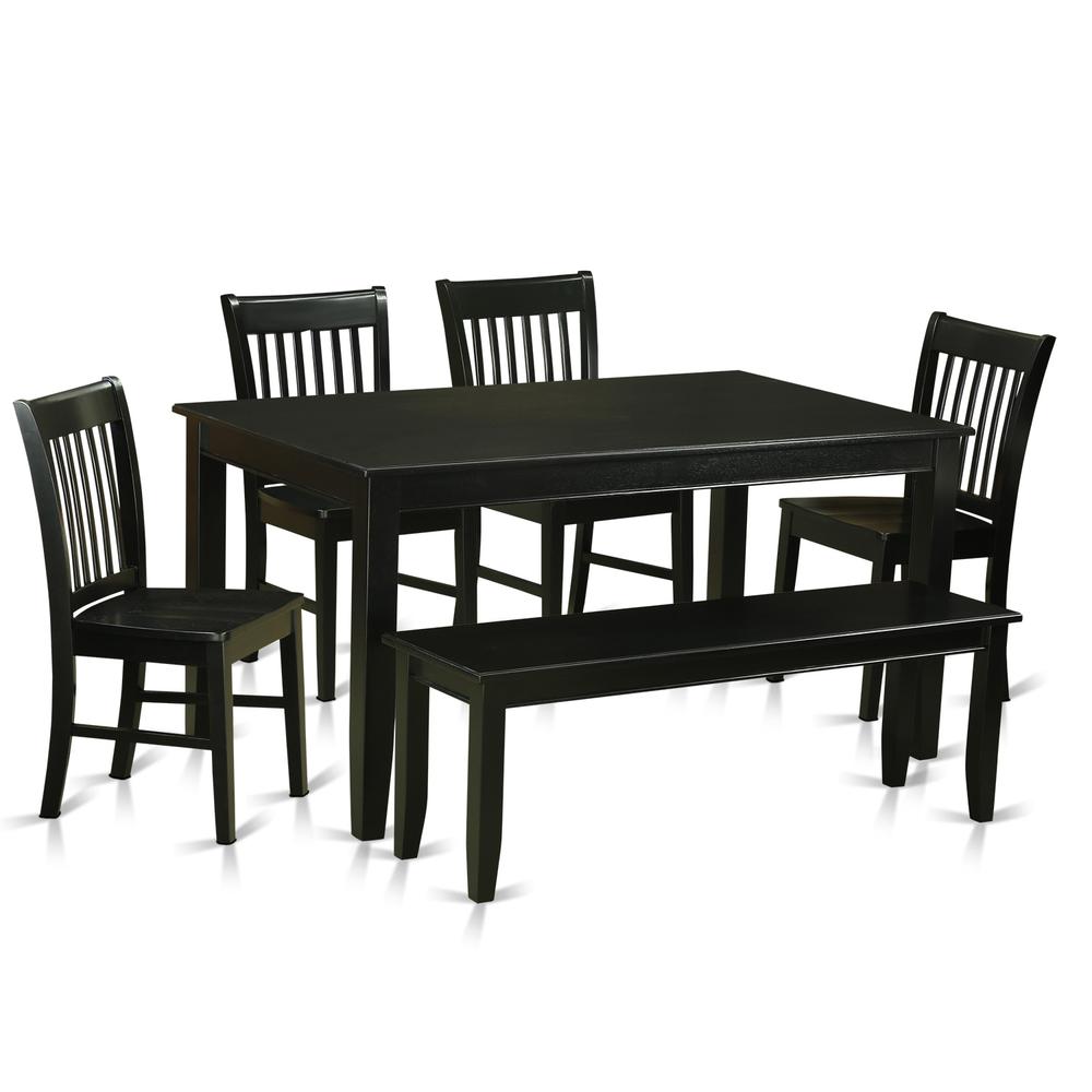 6  PC  Dining  room  set-  Dining  Table  and  4  Dining  Chairs  and  also  Bench. Picture 2