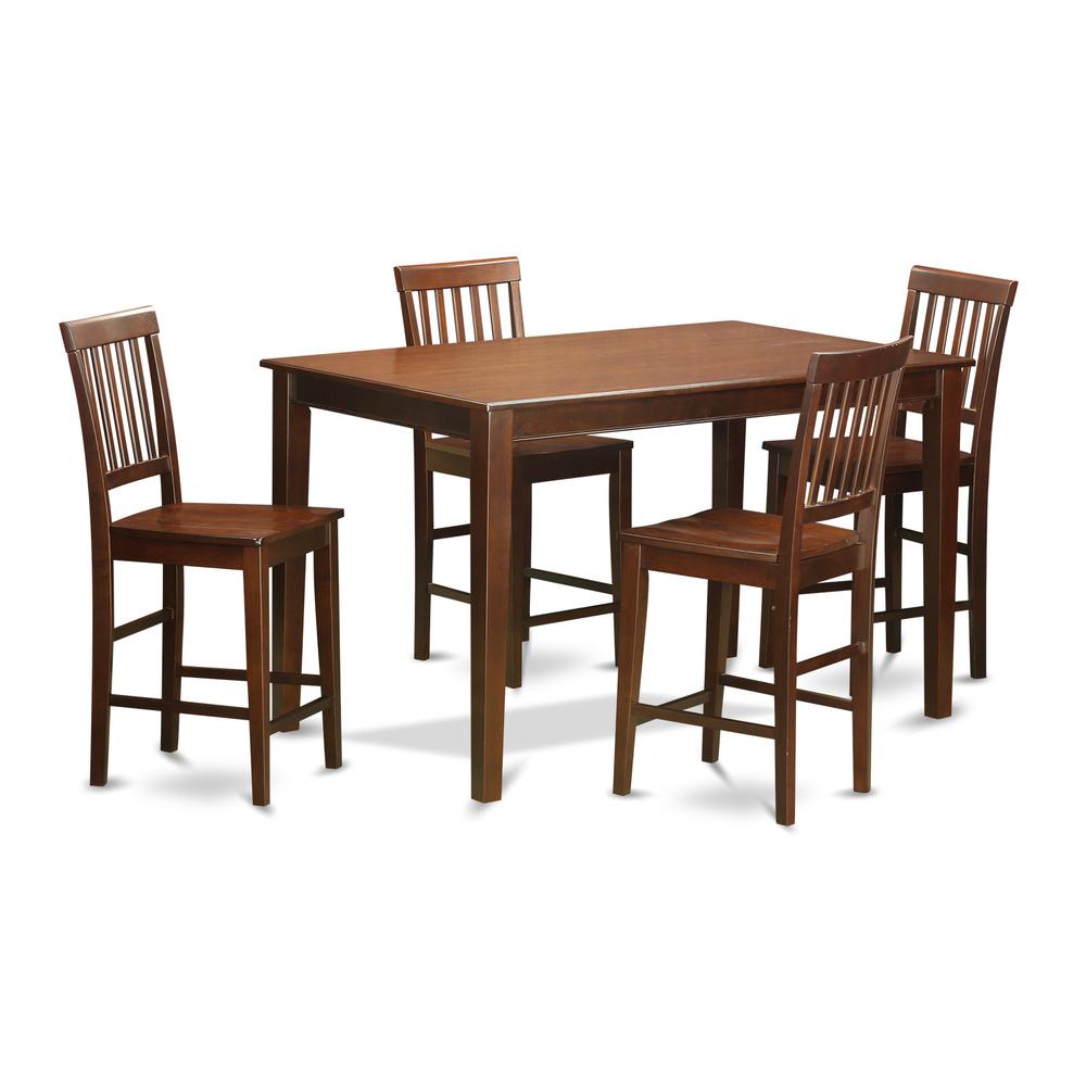 5  Pc  Counter  height  Table  set-  pub  Table  and  4  counter  height  Chairs.. Picture 1