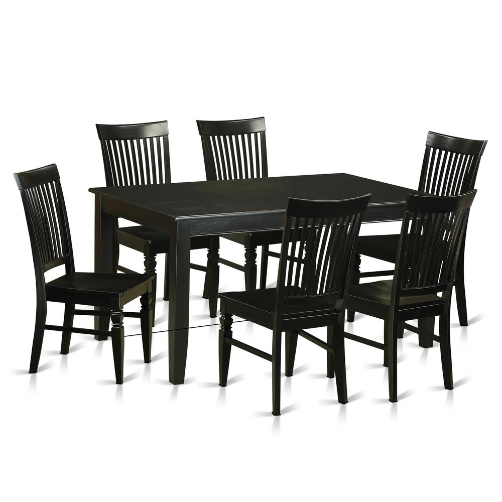 7  Pcs  Dining  room  sets  -Small  Kitchen  Table  and  6  Dining  Chairs. Picture 2