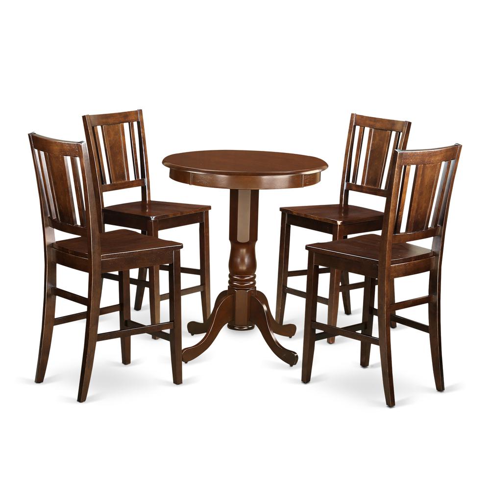 5  Pc  counter  height  Dining  set  -  high  Table  and  4  Kitchen  Dining  Chairs.. Picture 2