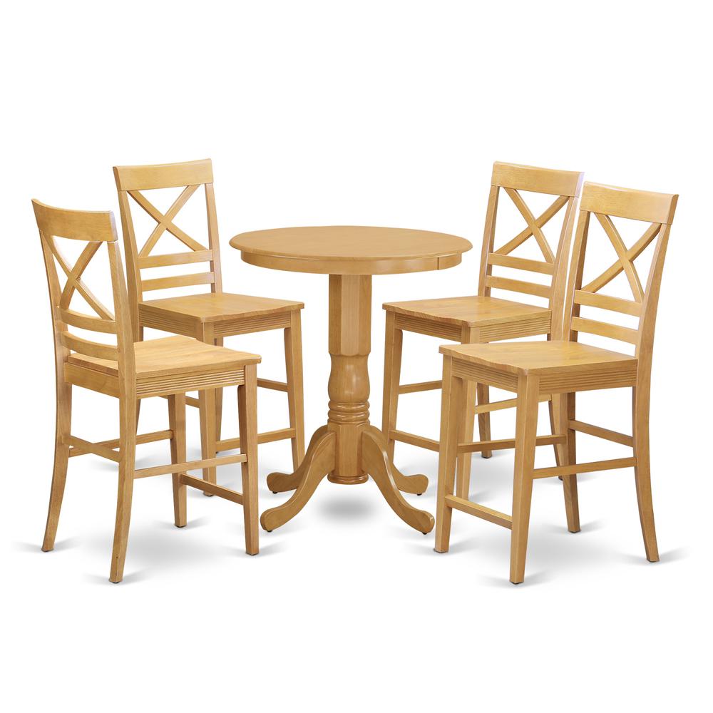 5  Pc  counter  height  pub  set  -  Dining  Table  and  4  Kitchen  bar  stool.. Picture 2
