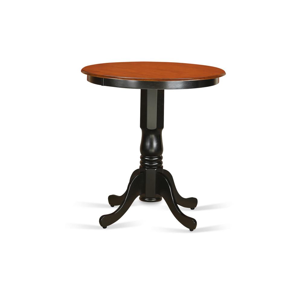 Eden  round  counter  height  table  finished  in  black  and  cherry. Picture 2